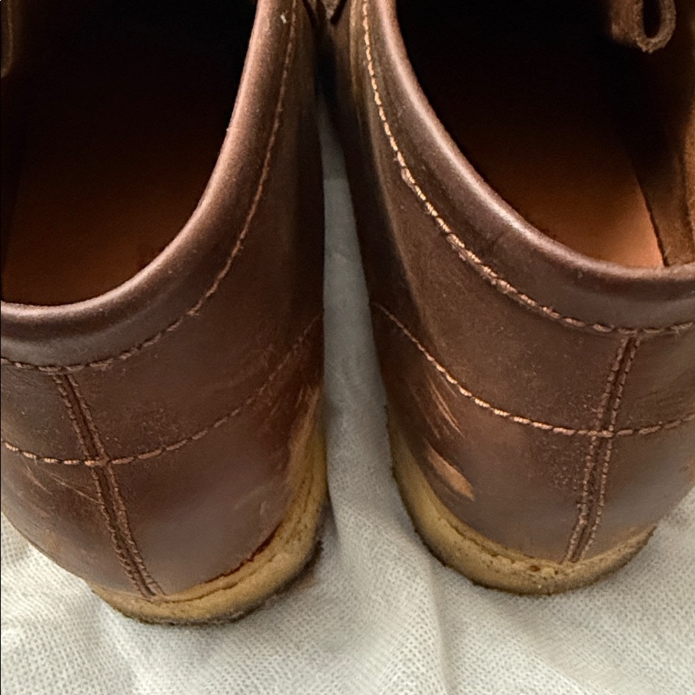 Clark’s original brown oil leather boot size 12 - Picture 4 of 5